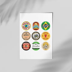 Newcastle Beer Mat Art