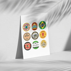 Newcastle Beer Mat Art