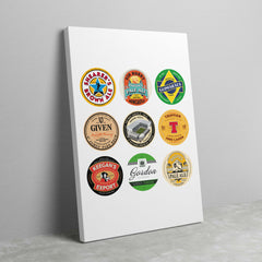 Newcastle Beer Mat Art