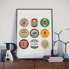 Newcastle Beer Mat Art