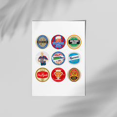 Crystal Palace Beer Mat Art