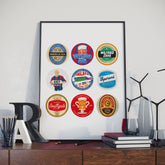 Crystal Palace Beer Mat Art