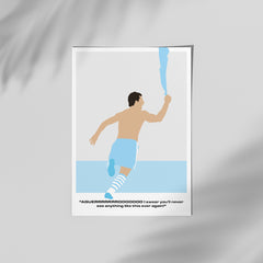 Sergio Aguero Commentary - Man City