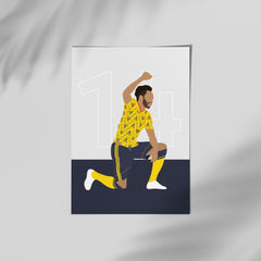 Aubameyang - AFC Yellow Kit