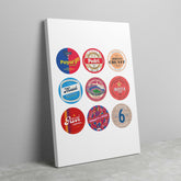 Barcelona Beer Mat Art