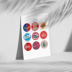 Barcelona Beer Mat Art