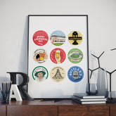 England Cricket Beer Mat Art