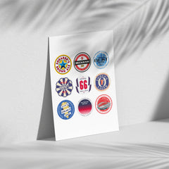 England Football Beer Mat Art