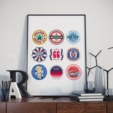 England Football Beer Mat Art