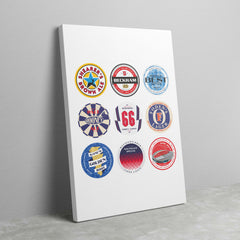 England Football Beer Mat Art