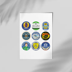 Everton Beer Mat Art