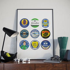 Everton Beer Mat Art