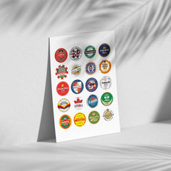 Formula 1 2022 Beer Mats Art