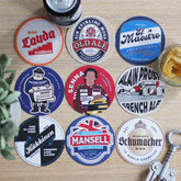 Formula 1 Legends Beer Mats