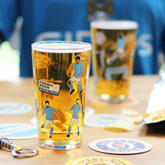 Man City Pint Glass