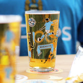 Man City Pint Glass