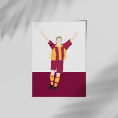 Stuart McCall home kit - Bradford