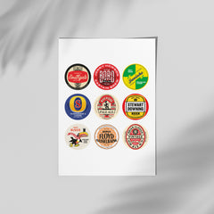 Middlesbrough Beer Mat Art