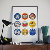 Rangers Beer Mat Art