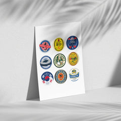 North London Whites Beer Mat Art