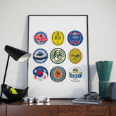 North London Whites Beer Mat Art