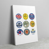 North London Whites Beer Mat Art