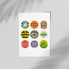 Watford Beer Mat Art