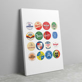 Woman's EURO 2022 Football Beer Mat Art