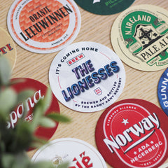 Woman's EURO 2022 Football Beer Mats