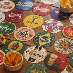 World Cup 2022 Football Beer Mats