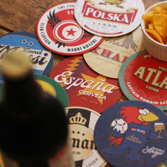 World Cup 2022 Football Beer Mats