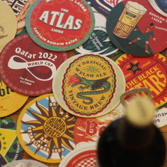 World Cup 2022 Football Beer Mats