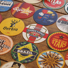 World Cup 2022 Football Beer Mats