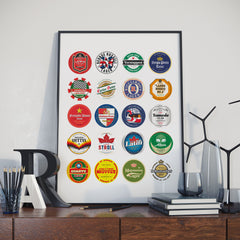 Formula 1 2022 Beer Mats Art