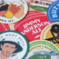 England Cricket Beer Mats