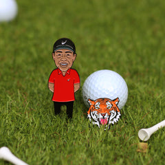 Tiger Woods Golf Divot Tool & Ball Marker