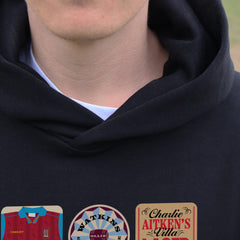 Aston Villa Beer Mats Hoodie