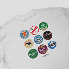 Leicester Beer Mats Oversized T-Shirt