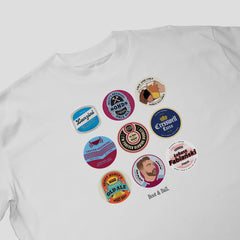 West Ham Beer Mats 2nd Edition Oversized T-Shirt