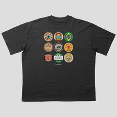 Newcastle Beer Mats Oversized T-Shirt