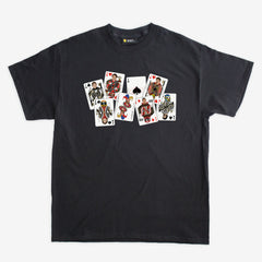 Formula 1 Scattered Playing Cards T-Shirt