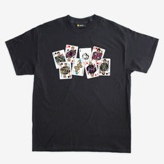 Newcastle Scattered Playing Cards T-Shirt