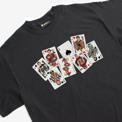 Formula 1 Scattered Playing Cards T-Shirt