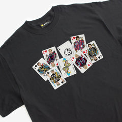 Newcastle Scattered Playing Cards T-Shirt