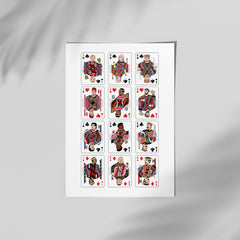 England Playing Cards Artwork