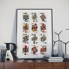 Formula 1 Playing Cards Artwork