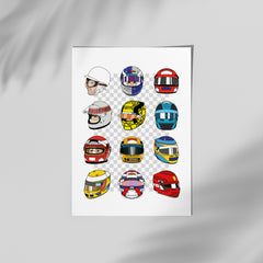 Formula 1 Helmets
