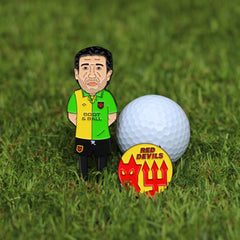 Keane & Cantona Man United Golf Divot Tool & Ball Marker