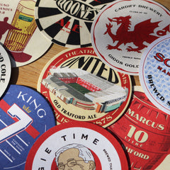 Man United Beer Mats