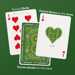 Tennis Playing Cards - Gold Foil Edition